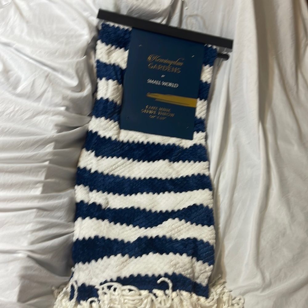 Beautiful faux mink stripe throw